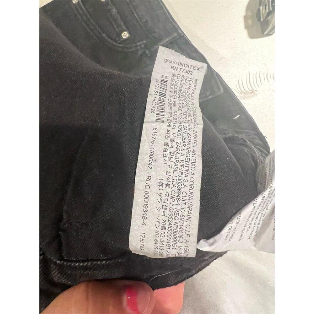 Zara Cut-Off Denim Shorts - Picture 5 of 8